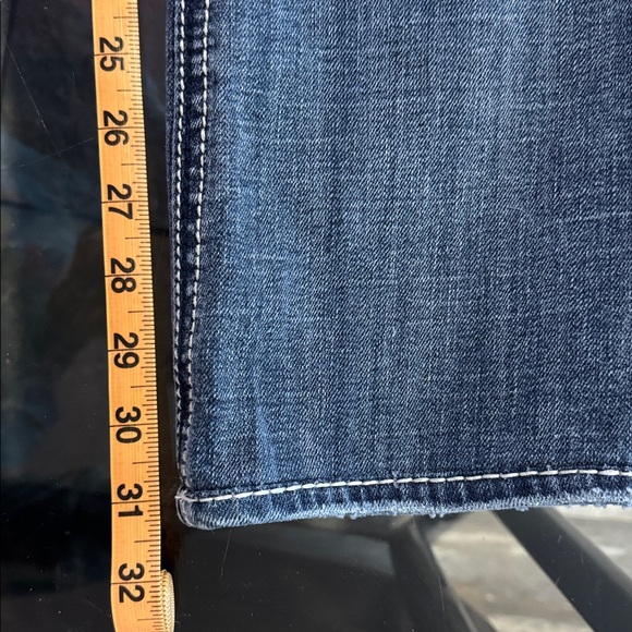 Women’s Rock Revival jeans, size 27, bootcut, stretch denim, factory distressed - Picture 8 of 9